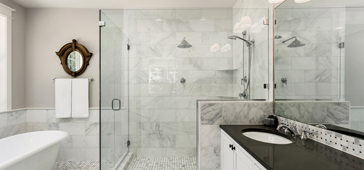 bathroom shower door installation in San Francisco